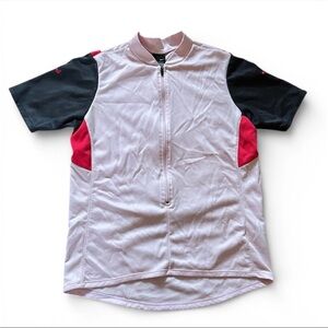 Pink Nike Sphere Dry 1/4 Zip Up Athletic Cycling Top Size Medium